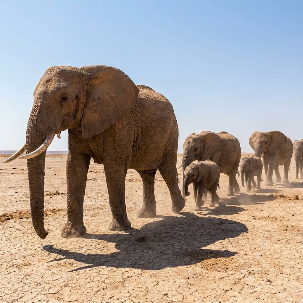 Matriarch leading herd