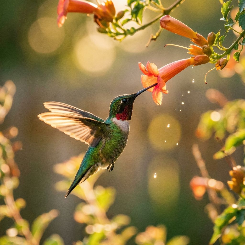 Hummingbirds: The Only Birds That Fly Backwards