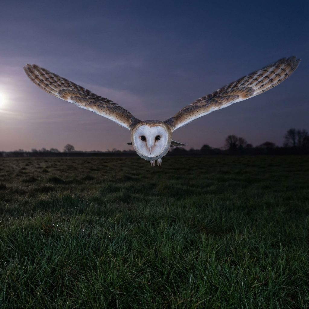 Owl Superpowers: Silent Flight & 270° Head Turns