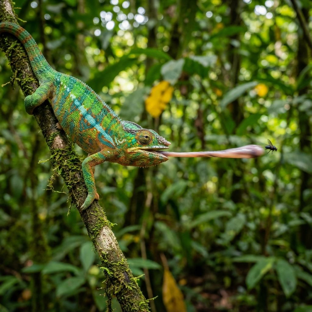 How Fast is a Chameleon's Tongue?