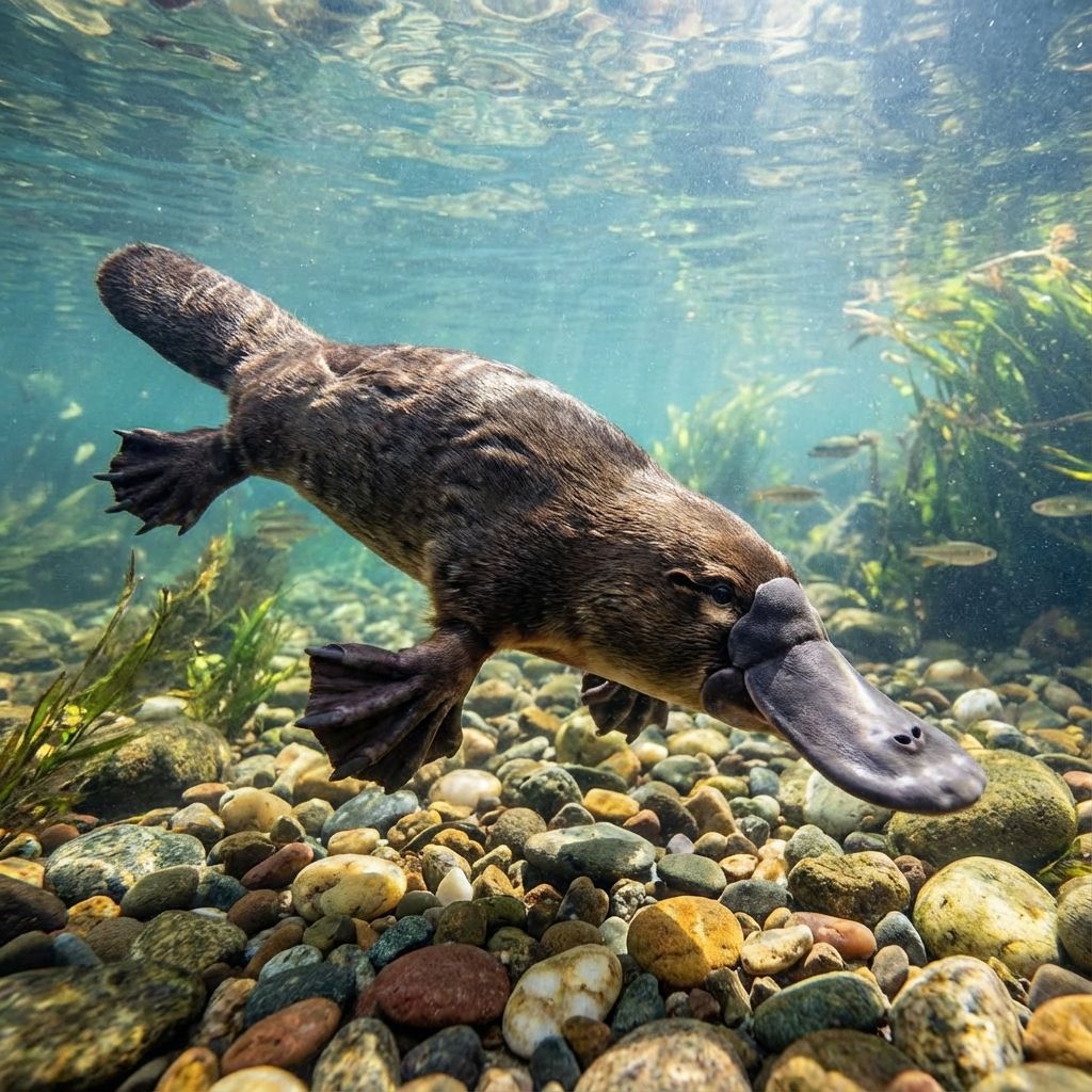How Platypuses Detect Electricity Underwater