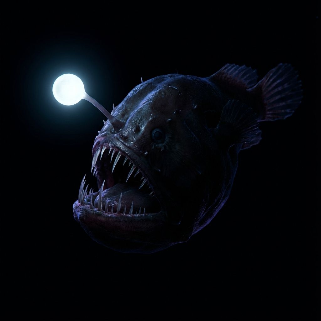 How Anglerfish Use Bacteria to Glow