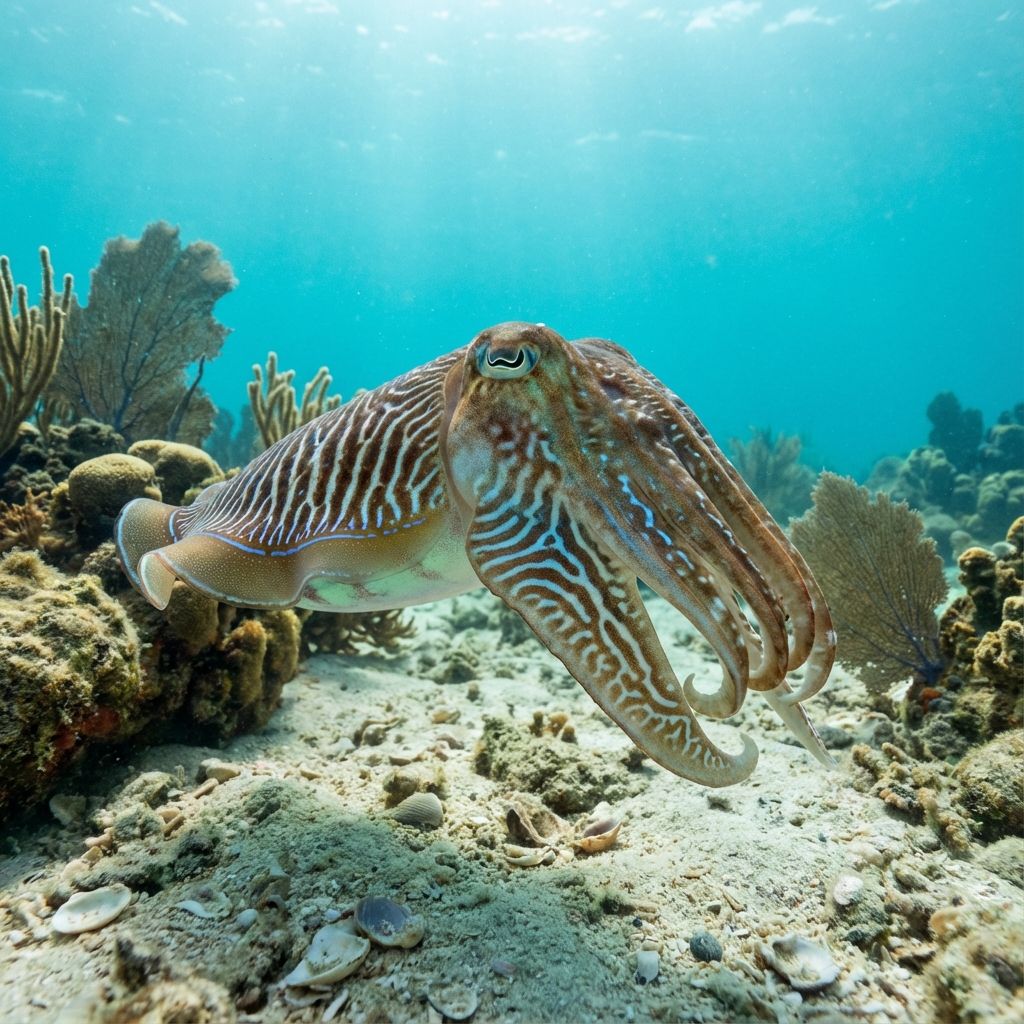 Cuttlefish: Changing Color in 0.3 Seconds